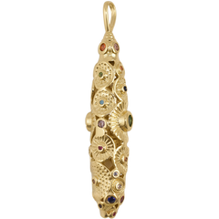 Rainbow Sultan Charm Pendant