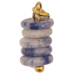 Five Stone Charm Blue