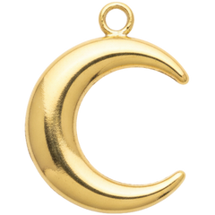 Golden Crescent Charm