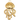Gold Jellyfish Charm