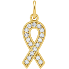 Awareness Ribbon Charm Pendant
