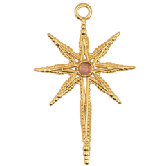 Gold Starburst Charm