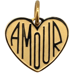 Amour Heart Charm Pendant