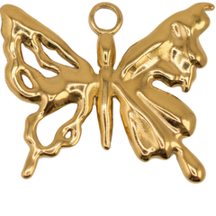 Golden Butterfly Charm