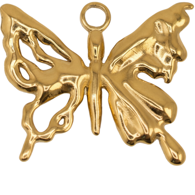 Golden Butterfly Charm