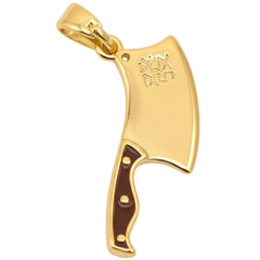 Golden Cleaver Charm