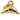 Golden Croissant Charm
