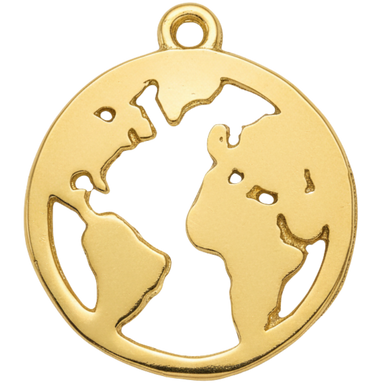 Golden Earth Charm