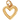 Golden Edge Heart Charm