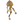 Golden Jellyfish Charm