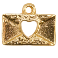 Golden Letter Charm