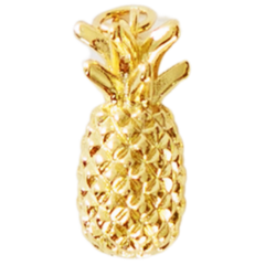 Golden Pineapple Charm