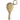 Golden Tennis Rocket Charm