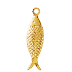 Golden Sardine Charm