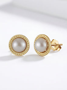 Golden Shore Stud Earrings