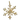 Golden Snowflake Charm