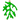 Green Coral Charm