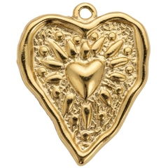 Heart Tree Charm Pendant