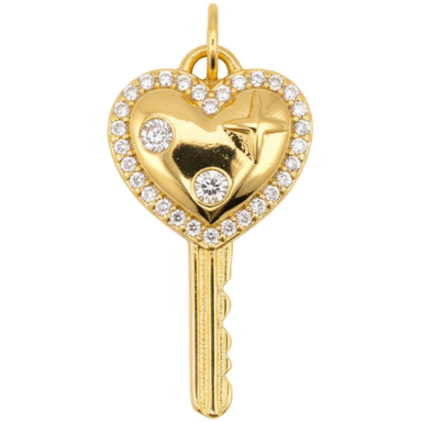 Key of Heart Charm