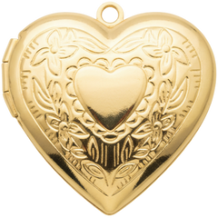 Locket Heart Charm Pendant