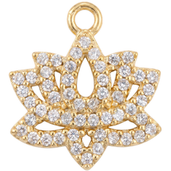 Lotus Flower Charm