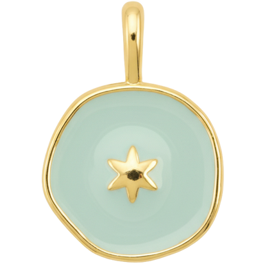 Aqua Star Coin Charm
