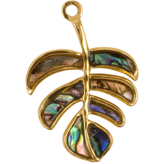Monstera Leaf Charm