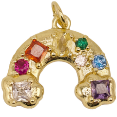 Multistone Rainbow Charm