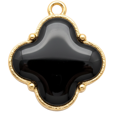 Night Clover Charm Pendant