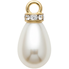 Teardrop Pearl Charm
