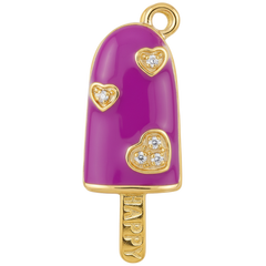 Purple Ice Cream Charm