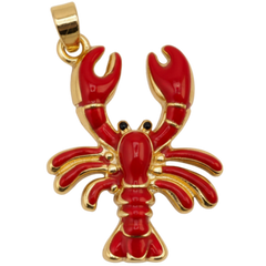 Red Lobster Charm Pendant