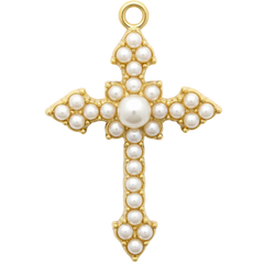 Rosary Cross Charm Pendant