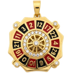 Roulette Charm Pendant