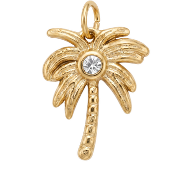 Shiny Palm Tree Charm