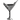 Silver Martini Charm