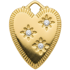 Starry Heart Charm Pendant