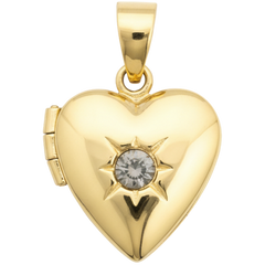 Starry Heart Locket Charm