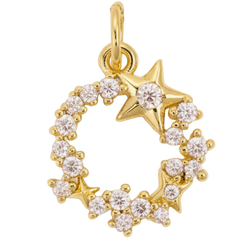 Starry Wreath Charm