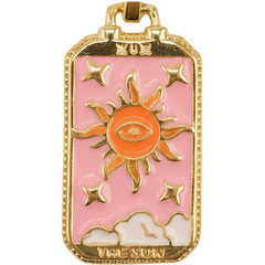 Sun Tarot Card Charm