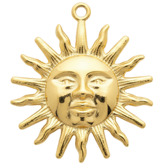 Sunny Face Charm Pendant