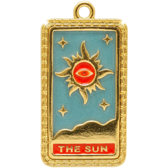 The Sun Tarot Card Charm