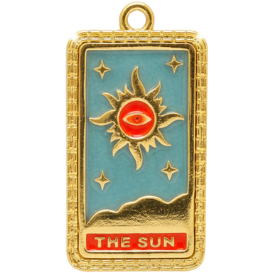 The Sun Tarot Card Charm