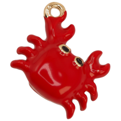 Tiny Crab Charm Pendant