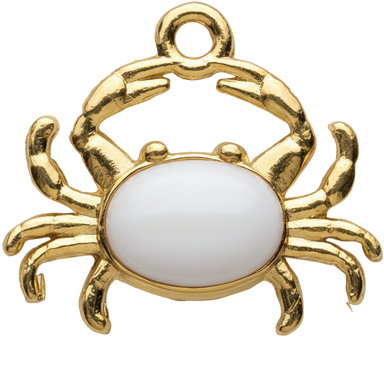 White Crab Charm