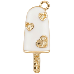 White Ice Cream Charm