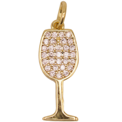 Wine Glass Charm Pendant