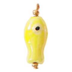 Yellow Fish Charm