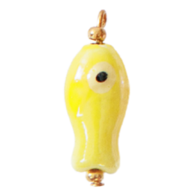 Yellow Fish Charm